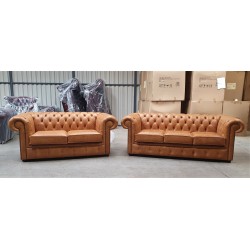 Chesterfield 3 plus 2 Old Eng Tan